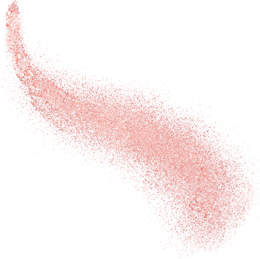 rose gold glitter comet